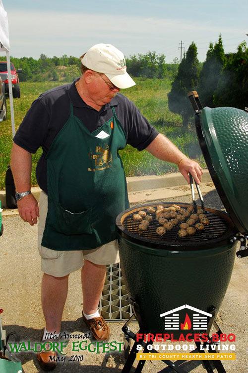 big green egg cooking