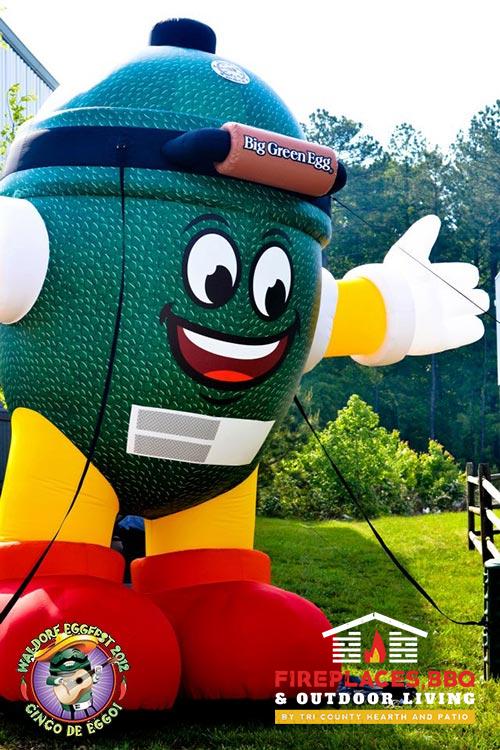 blow up green egg