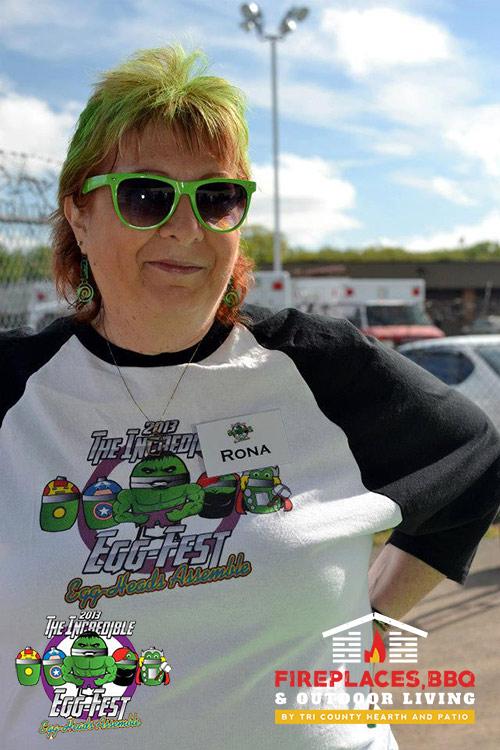 Woman at Egg Fest 2013