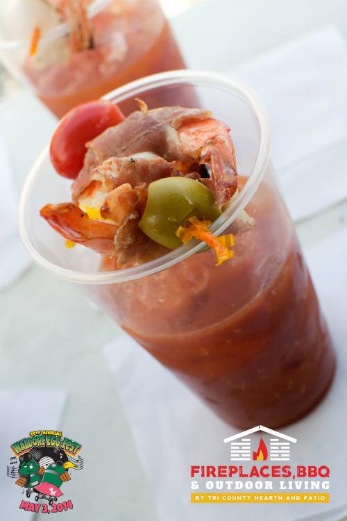 Egg Fest bloody Mary drink